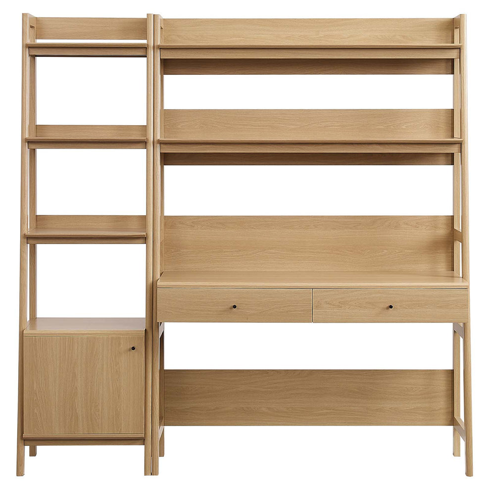 Bixby 2-Piece Wood Office Desk and Bookshelf By Modway - EEI-6111 | Bookcases | Modishstore - 3