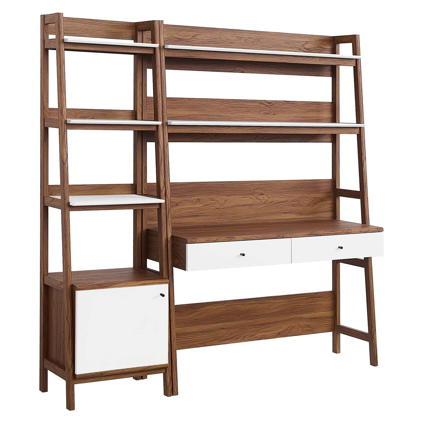 Bixby 2-Piece Wood Office Desk and Bookshelf By Modway - EEI-6111 | Bookcases | Modishstore - 11