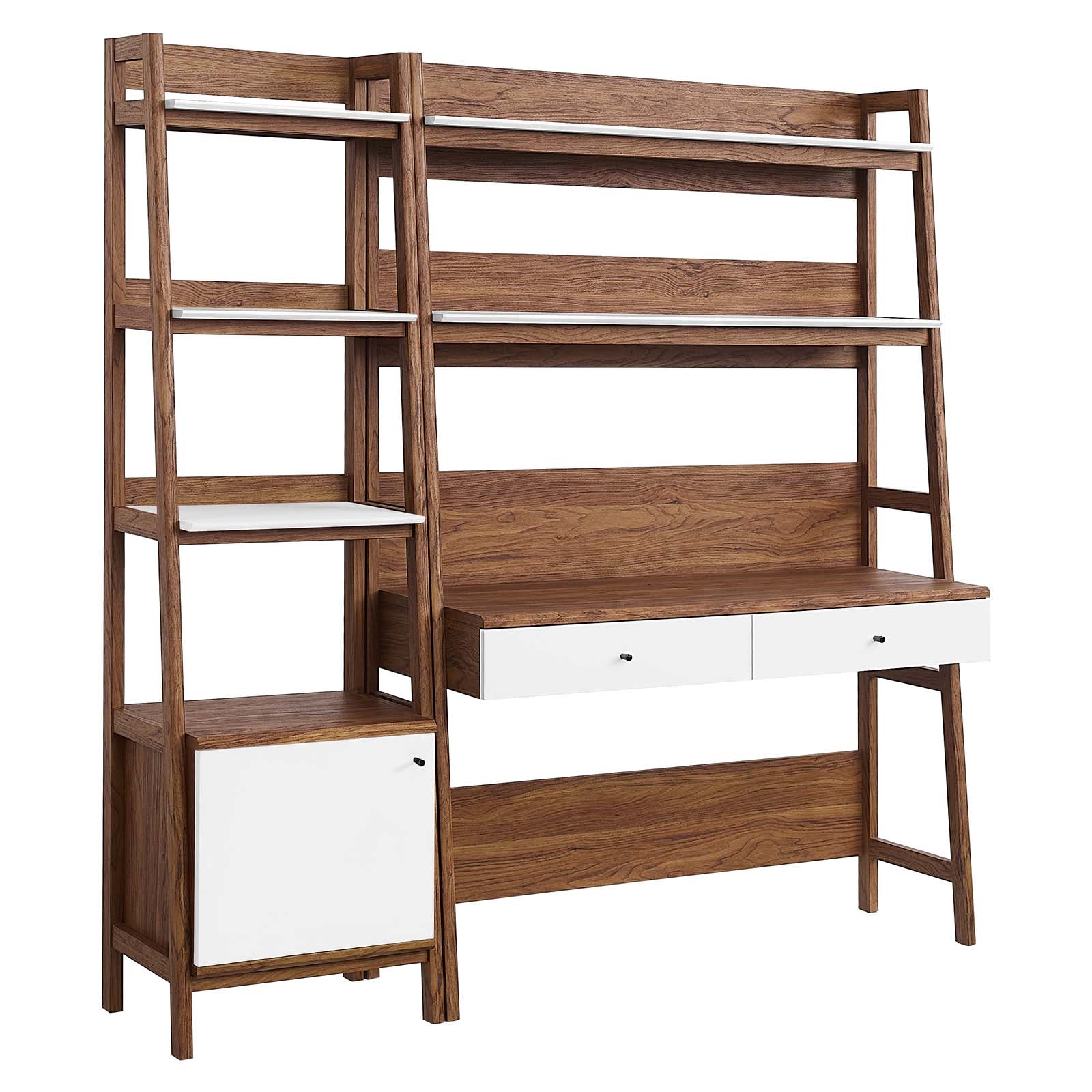 Bixby 2-Piece Wood Office Desk and Bookshelf By Modway - EEI-6111 | Bookcases | Modishstore - 11