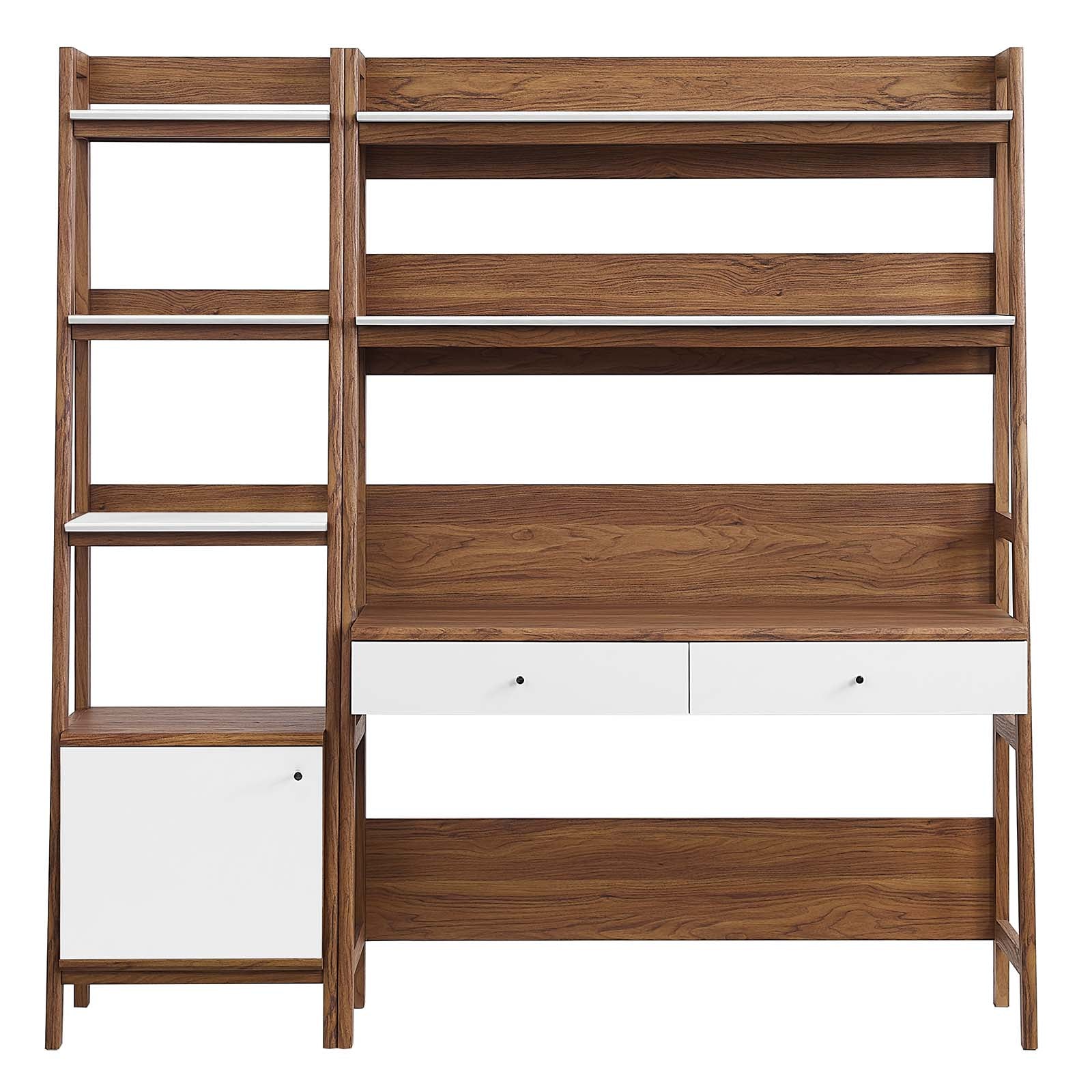 Bixby 2-Piece Wood Office Desk and Bookshelf By Modway - EEI-6111 | Bookcases | Modishstore - 12