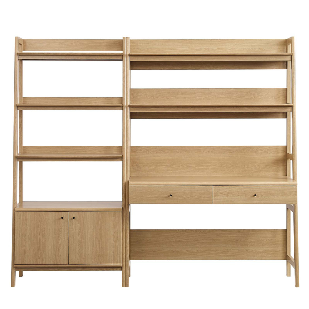 Bixby 2-Piece Wood Office Desk and Bookshelf By Modway - EEI-6112 | Bookcases | Modishstore - 3