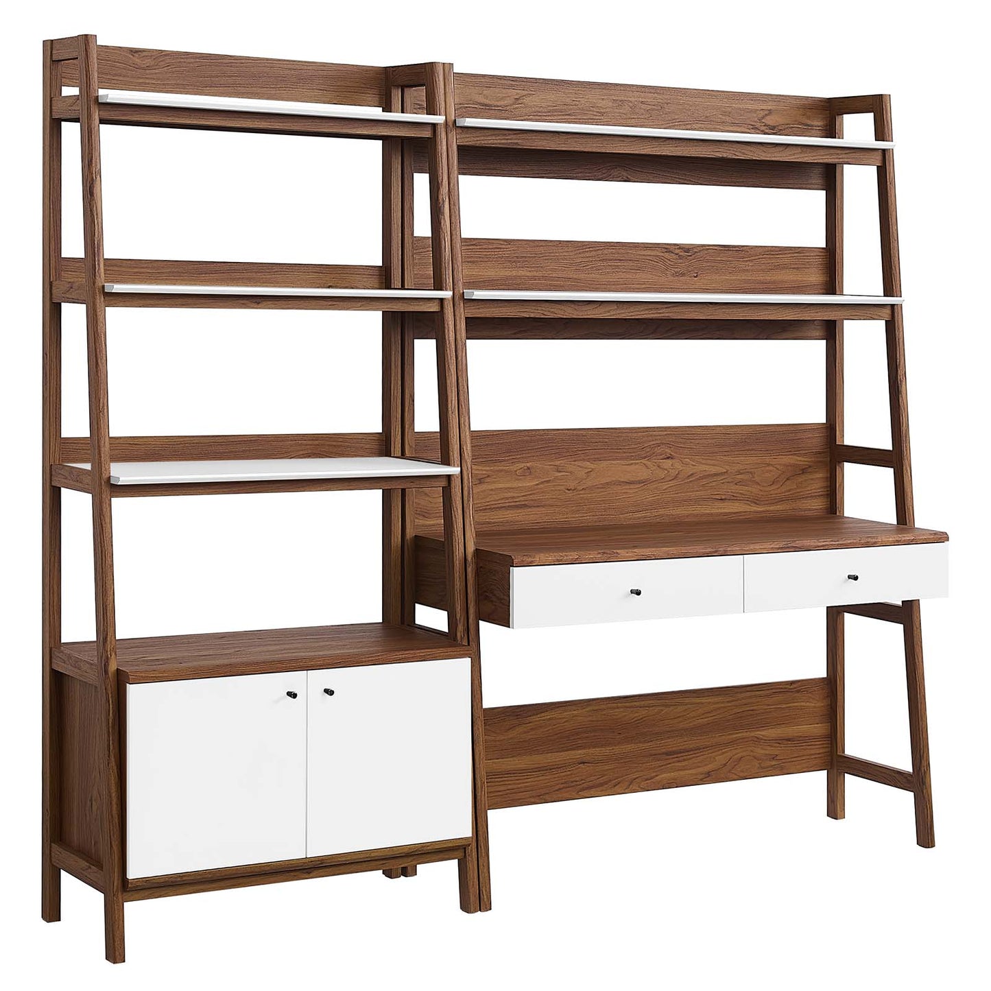 Bixby 2-Piece Wood Office Desk and Bookshelf By Modway - EEI-6112 | Bookcases | Modishstore - 11