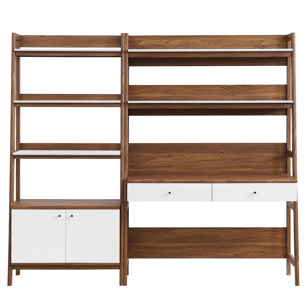 Bixby 2-Piece Wood Office Desk and Bookshelf By Modway - EEI-6112 | Bookcases | Modishstore - 12