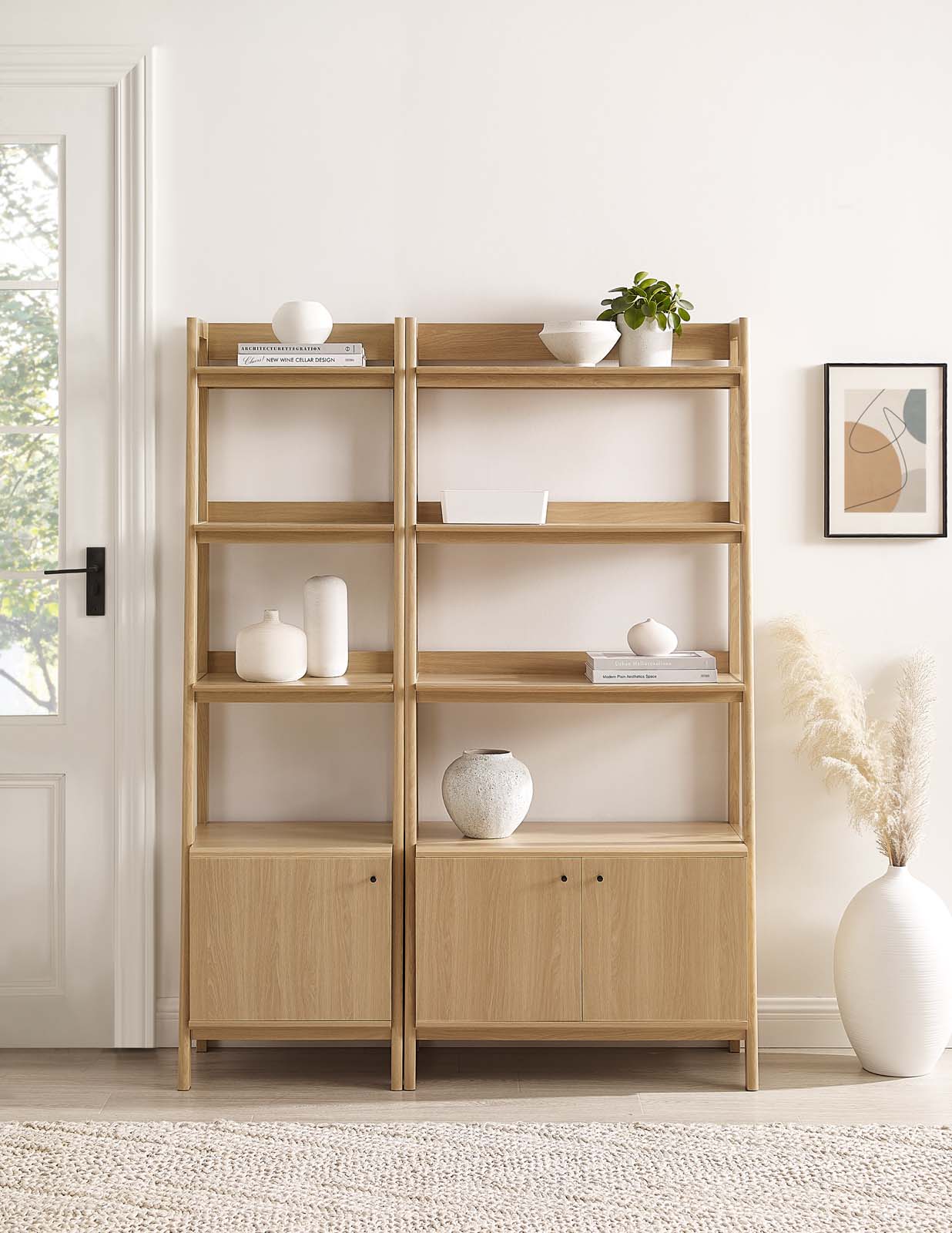 Bixby Wood Bookshelves - Set of 2 By Modway - EEI-6113 | Bookcases | Modishstore - 5