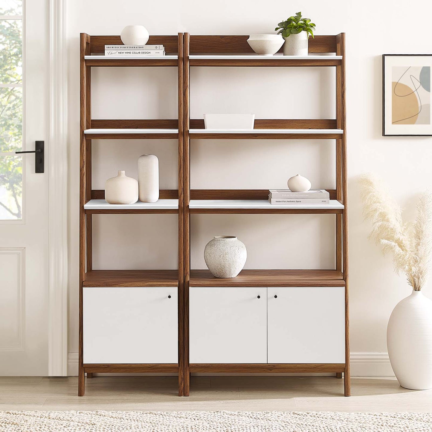 Bixby Wood Bookshelves - Set of 2 By Modway - EEI-6113 | Bookcases | Modishstore - 14
