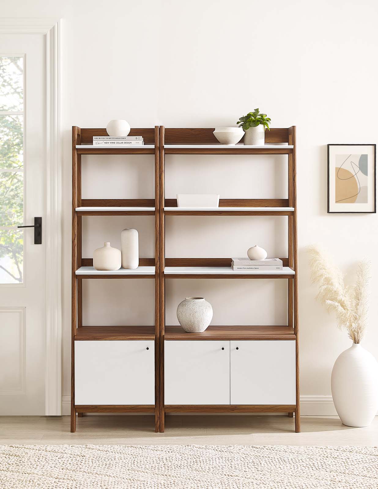 Bixby Wood Bookshelves - Set of 2 By Modway - EEI-6113 | Bookcases | Modishstore - 15