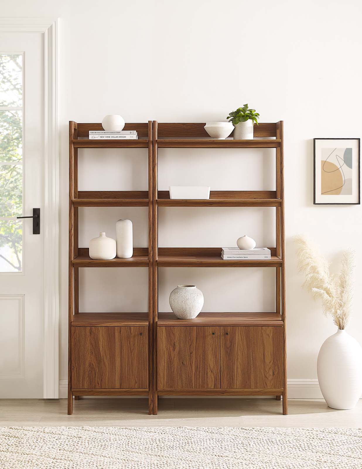Bixby Wood Bookshelves - Set of 2 By Modway - EEI-6113 | Bookcases | Modishstore - 10