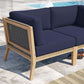 Clearwater Outdoor Patio Teak Wood Loveseat By Modway - EEI-6119 | Outdoor Sofas, Loveseats & Sectionals | Modishstore - 23