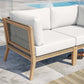 Clearwater Outdoor Patio Teak Wood Loveseat By Modway - EEI-6119 | Outdoor Sofas, Loveseats & Sectionals | Modishstore - 31