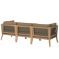 Clearwater Outdoor Patio Teak Wood Sofa By Modway - EEI-6120 | Outdoor Sofas, Loveseats & Sectionals | Modishstore - 14