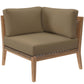 Clearwater Outdoor Patio Teak Wood Sofa By Modway - EEI-6120 | Outdoor Sofas, Loveseats & Sectionals | Modishstore - 15