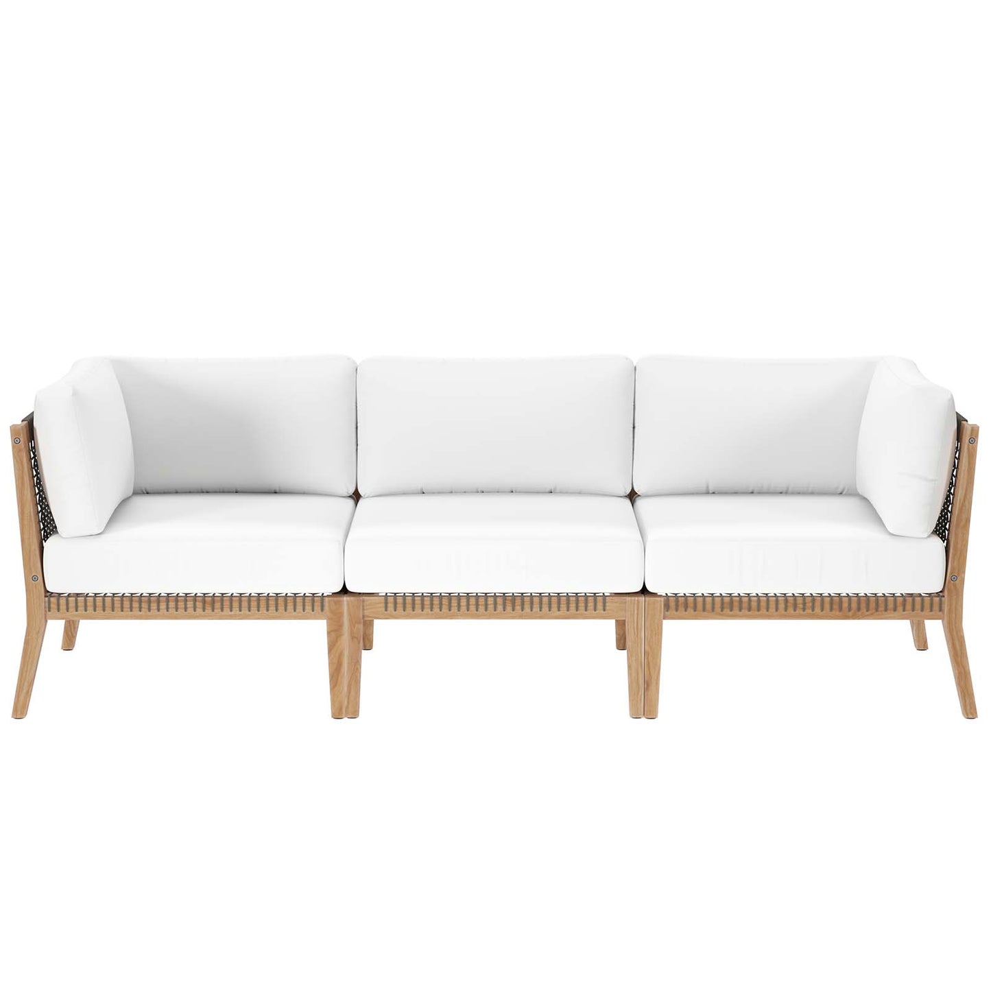Clearwater Outdoor Patio Teak Wood Sofa By Modway - EEI-6120 | Outdoor Sofas, Loveseats & Sectionals | Modishstore - 31