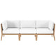 Clearwater Outdoor Patio Teak Wood Sofa By Modway - EEI-6120 | Outdoor Sofas, Loveseats & Sectionals | Modishstore - 31