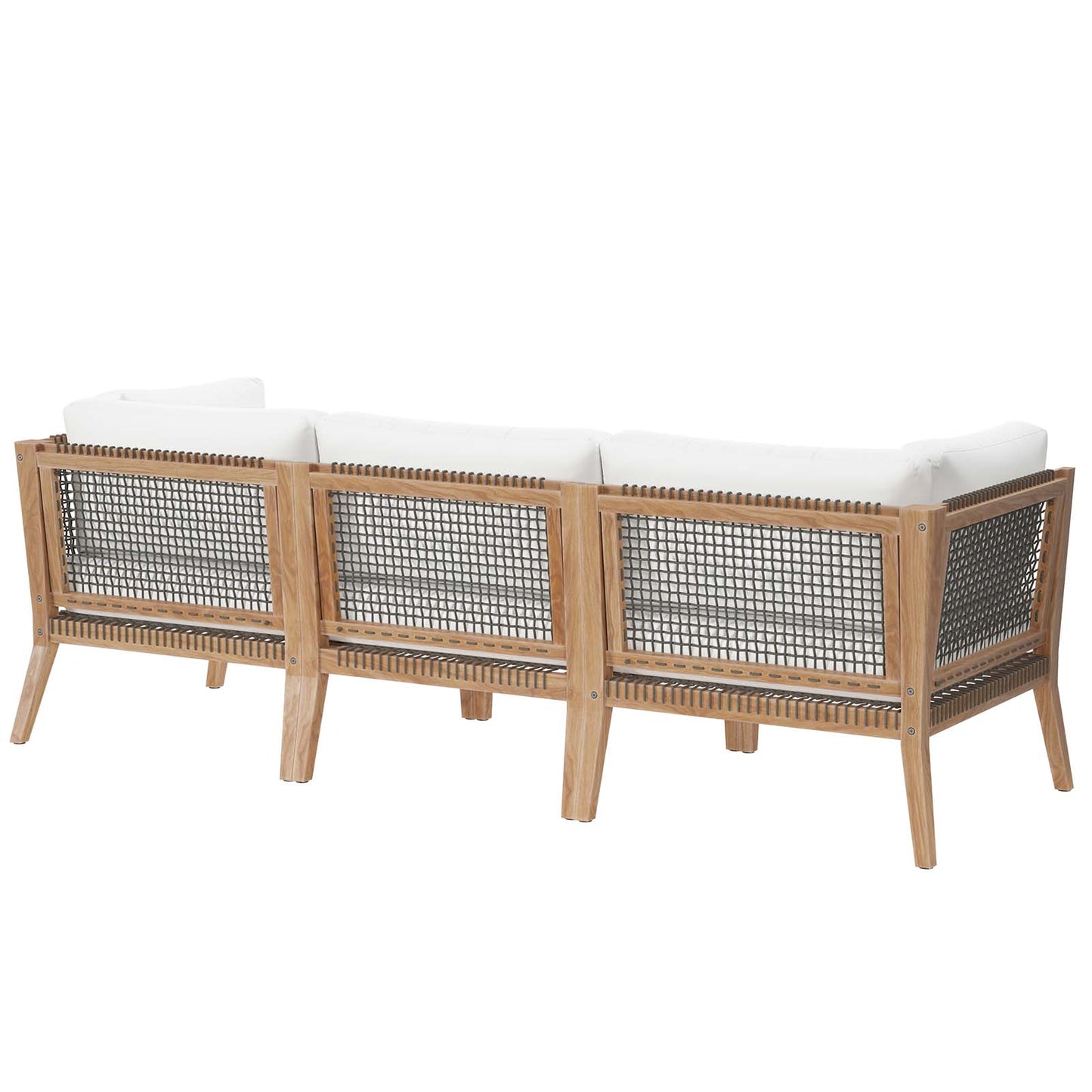 Clearwater Outdoor Patio Teak Wood Sofa By Modway - EEI-6120 | Outdoor Sofas, Loveseats & Sectionals | Modishstore - 34