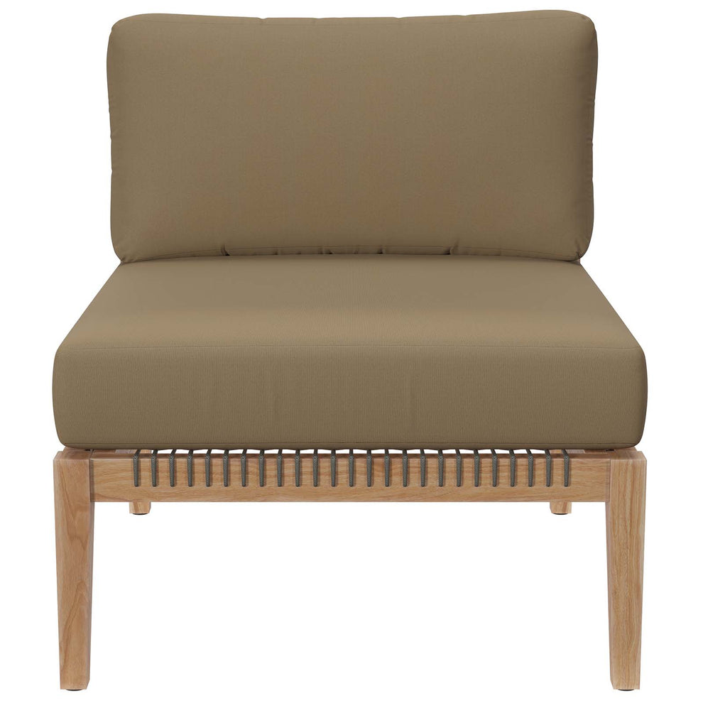 Clearwater Outdoor Patio Teak Wood 4-Piece Sectional Sofa By Modway - EEI-6121 | Outdoor Sofas, Loveseats & Sectionals | Modishstore - 16