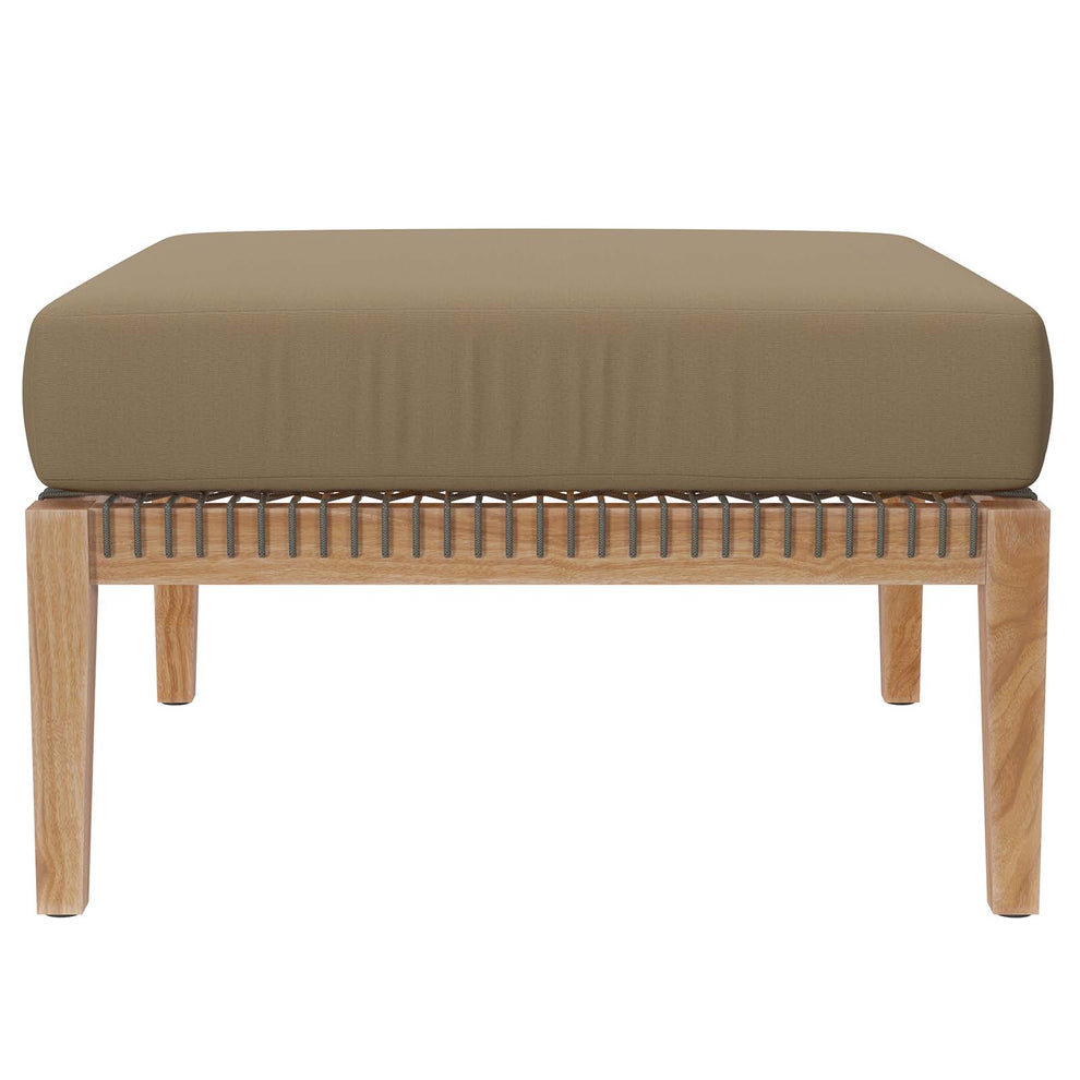 Clearwater Outdoor Patio Teak Wood 4-Piece Sectional Sofa By Modway - EEI-6121 | Outdoor Sofas, Loveseats & Sectionals | Modishstore - 22