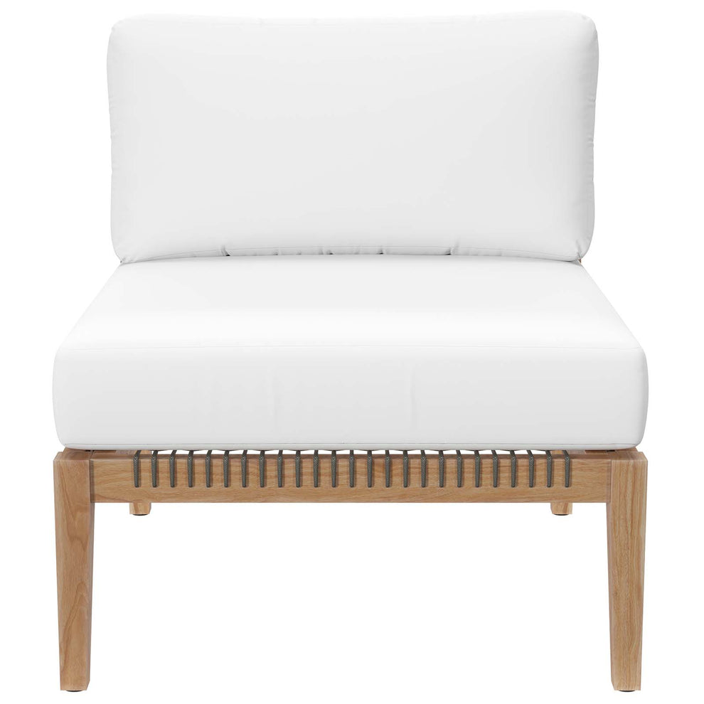 Clearwater Outdoor Patio Teak Wood 4-Piece Sectional Sofa By Modway - EEI-6121 | Outdoor Sofas, Loveseats & Sectionals | Modishstore - 42