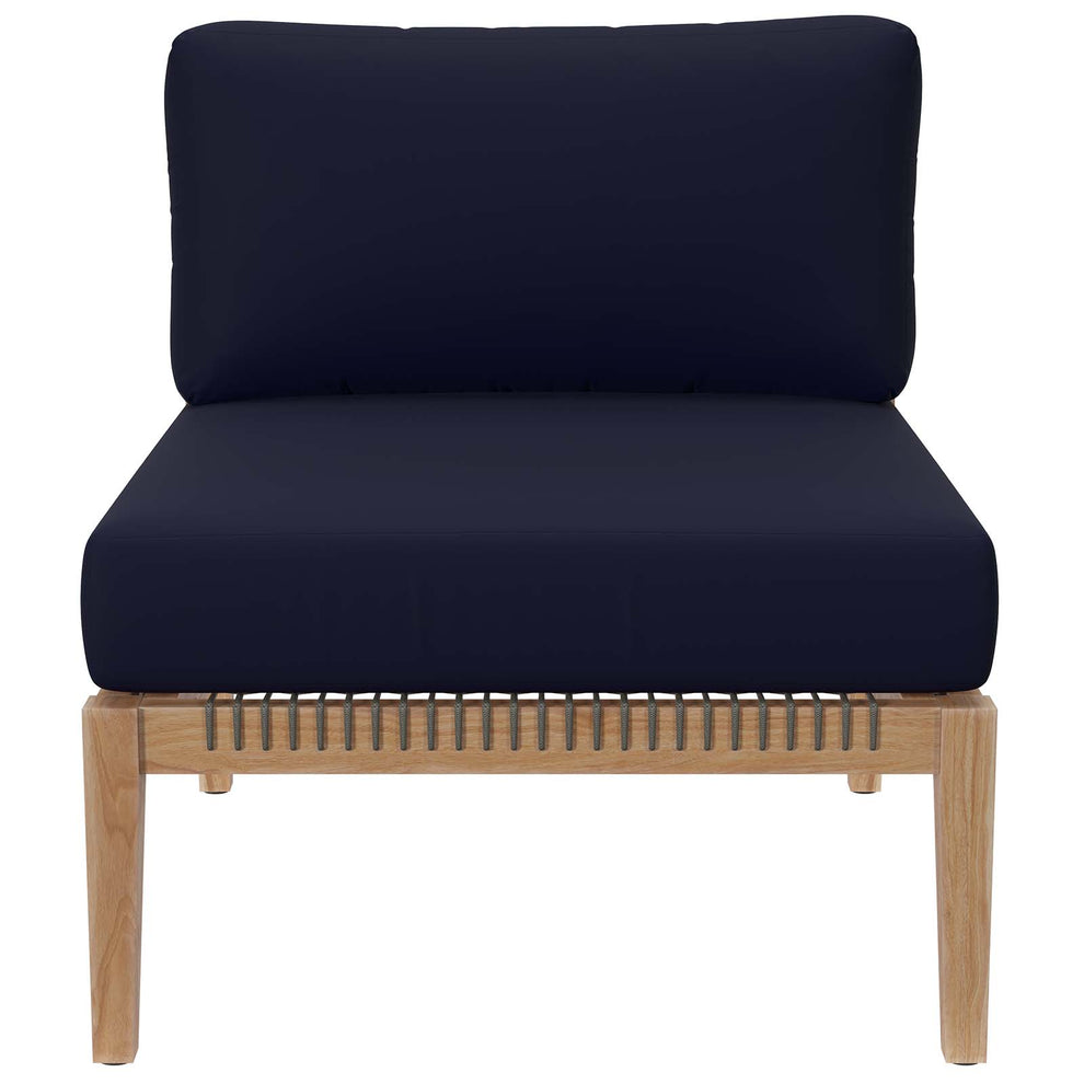 Clearwater Outdoor Patio Teak Wood 6-Piece Sectional Sofa By Modway - EEI-6124 | Outdoor Sofas, Loveseats & Sectionals | Modishstore - 29