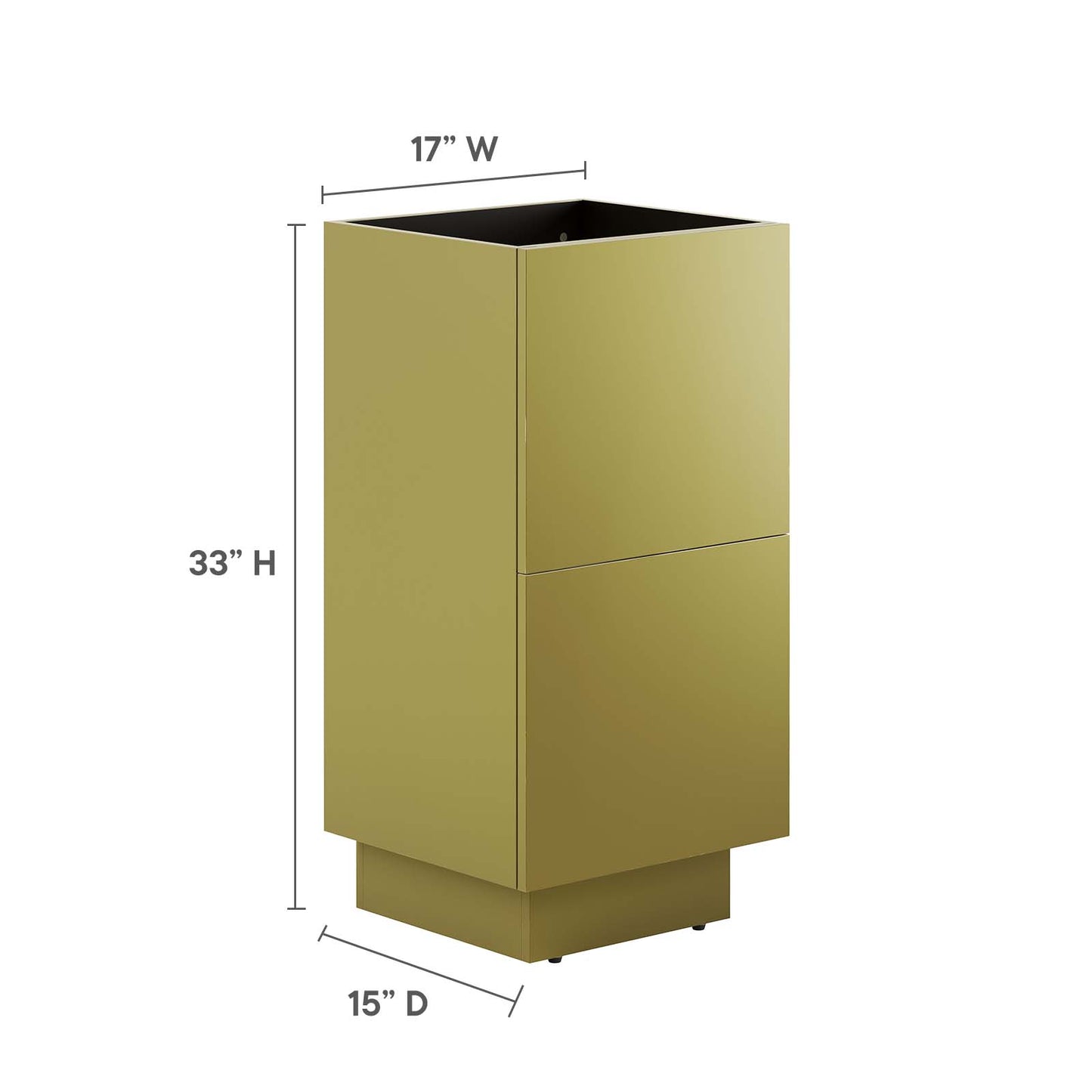 Quantum 18" Bathroom Vanity Cabinet (Sink Basin Not Included) By Modway - EEI-6131 | Bathroom Accessories | Modishstore - 7
