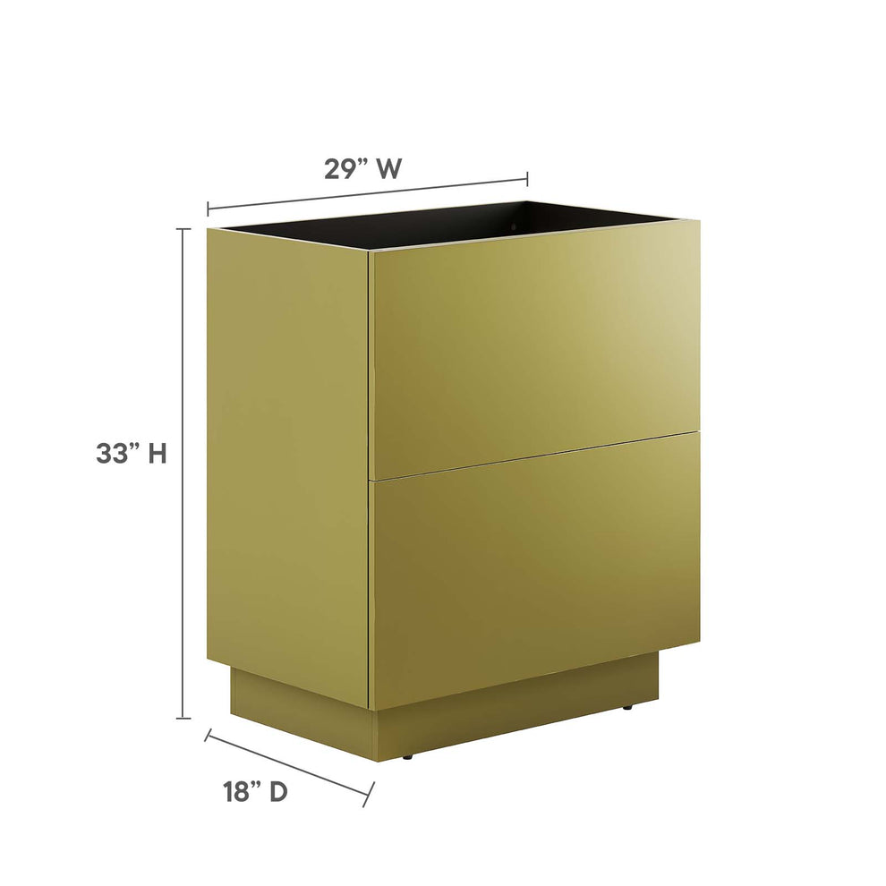 Quantum 30" Bathroom Vanity Cabinet (Sink Basin Not Included) By Modway - EEI-6133 | Bathroom Accessories | Modishstore - 7