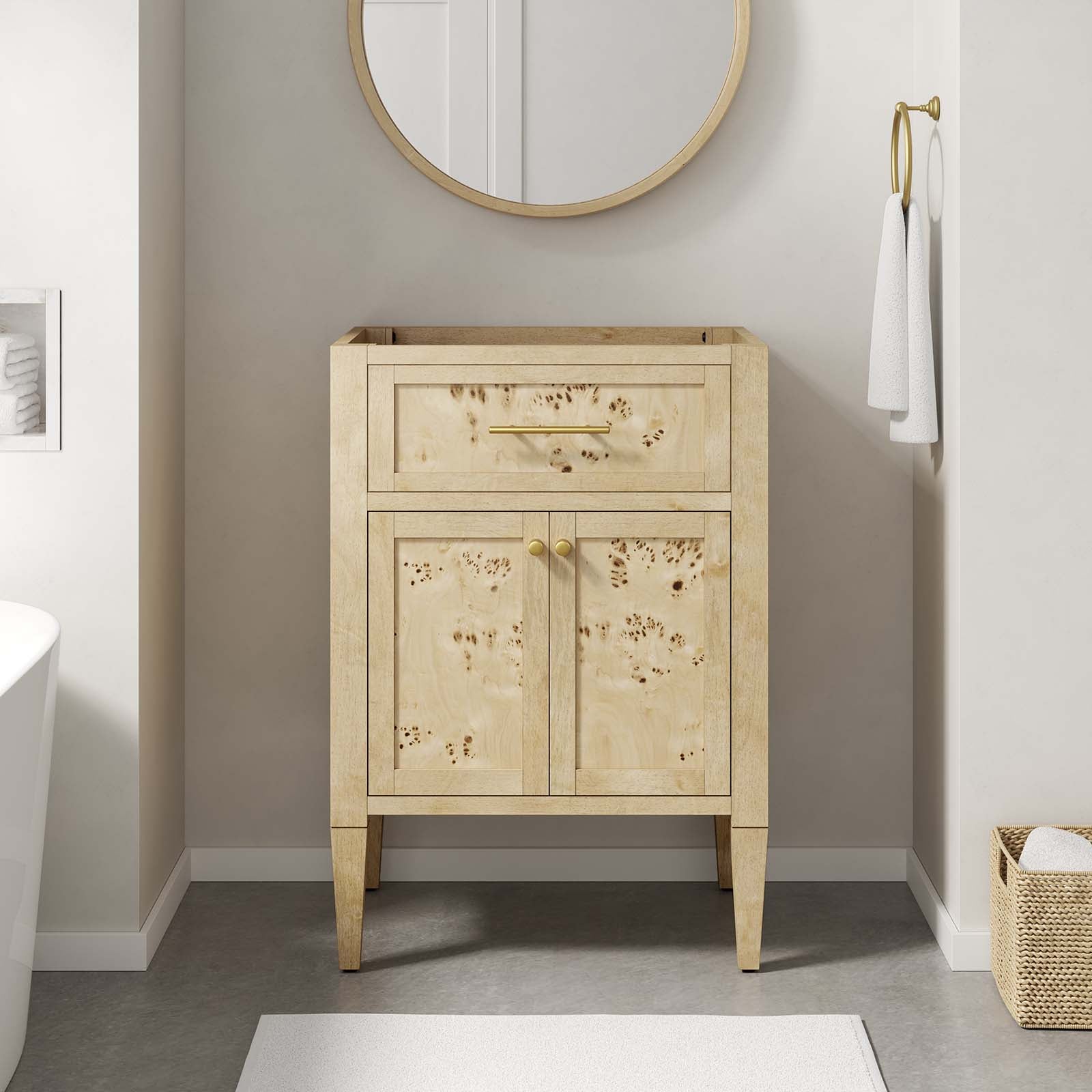 Elysian 24" Wood Bathroom Vanity Cabinet (Sink Basin Not Included) By Modway - EEI-6137 | Bathroom Accessories | Modway - 11