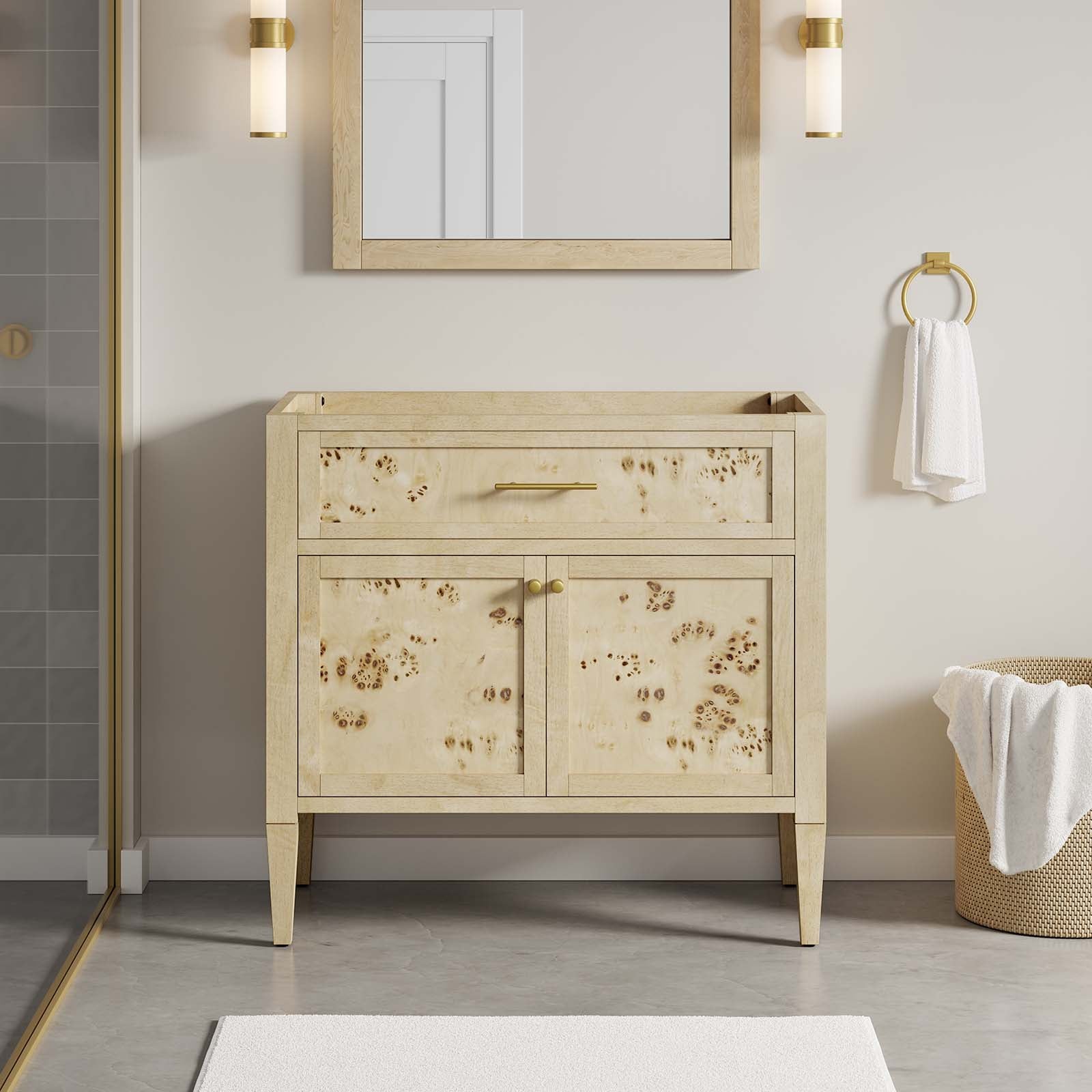 Elysian 36" Wood Bathroom Vanity Cabinet (Sink Basin Not Included) By Modway - EEI-6139 | Bathroom Accessories | Modway - 11