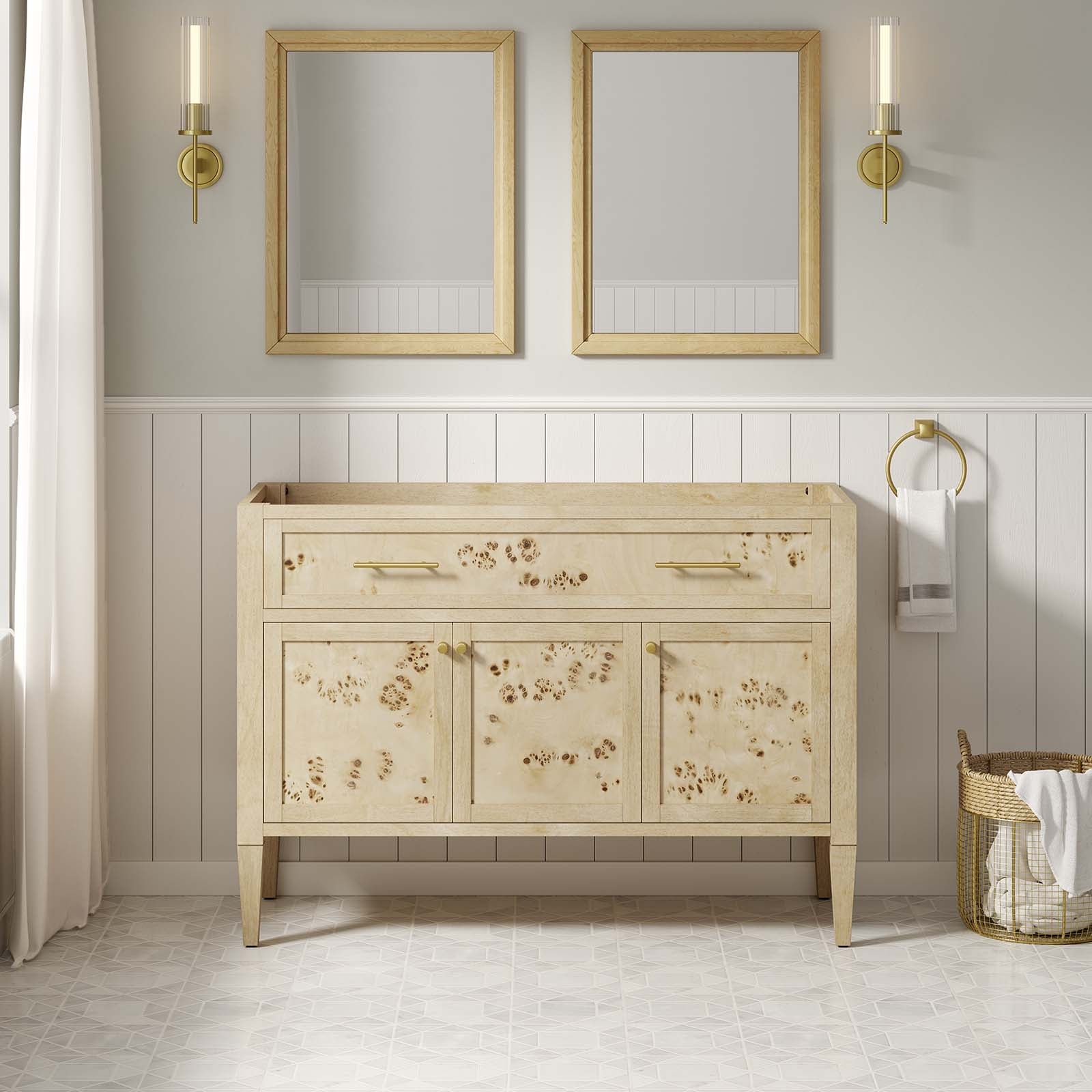 Elysian 48" Wood Bathroom Vanity Cabinet (Sink Basin Not Included) By Modway - EEI-6140 | Bathroom Accessories | Modway - 11