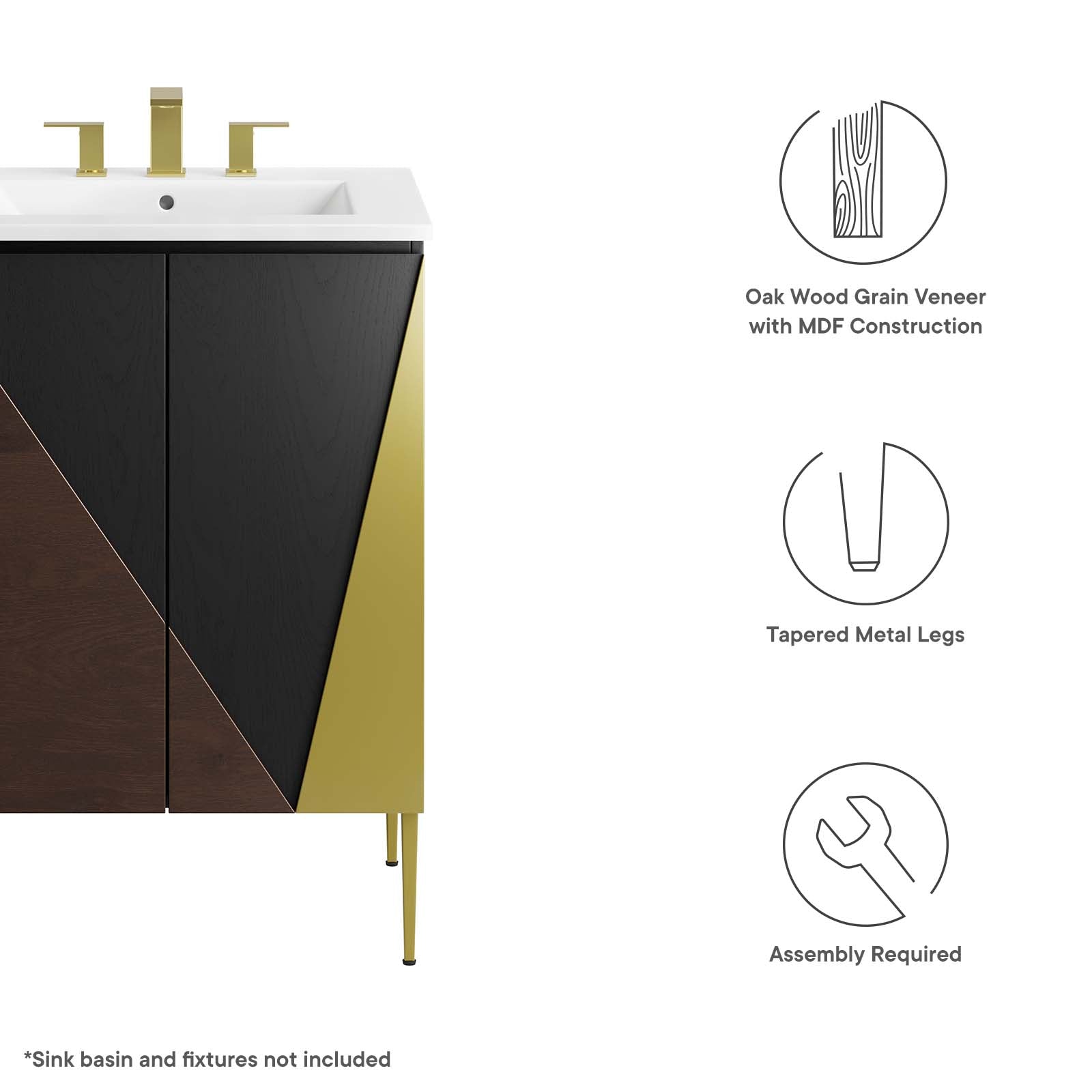 Alchemist 24" Bathroom Vanity Cabinet (Sink Basin Not Included) By Modway - EEI-6142 | Bathroom Accessories | Modishstore - 8