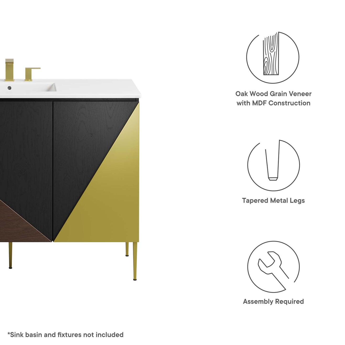 Alchemist 48" Bathroom Vanity Cabinet (Sink Basin Not Included) By Modway - EEI-6145 | Bathroom Accessories | Modishstore - 8