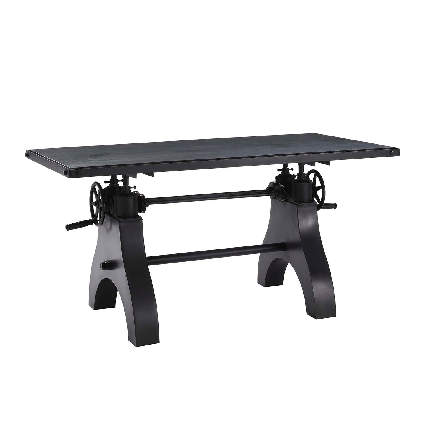 Genuine 60" Crank Adjustable Height Dining Table and Computer Desk By Modway - EEI-6148 | Dining Tables | Modishstore - 2