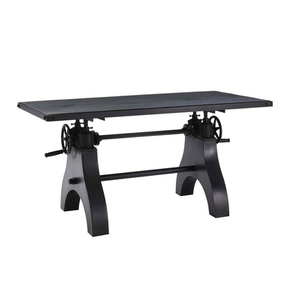 Genuine 60" Crank Adjustable Height Dining Table and Computer Desk By Modway - EEI-6148 | Dining Tables | Modishstore - 2