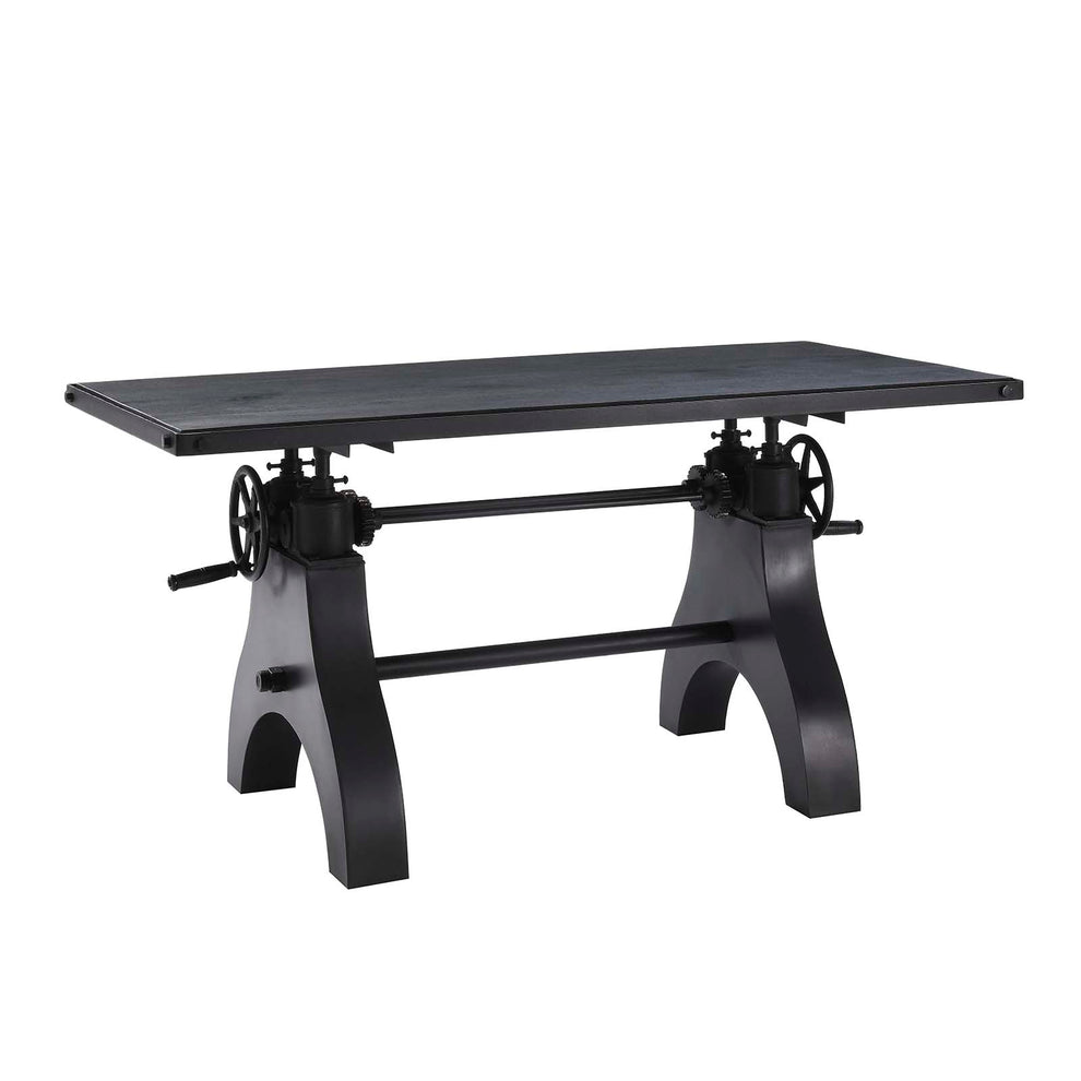 Genuine 60" Crank Adjustable Height Dining Table and Computer Desk By Modway - EEI-6148 | Dining Tables | Modishstore - 2