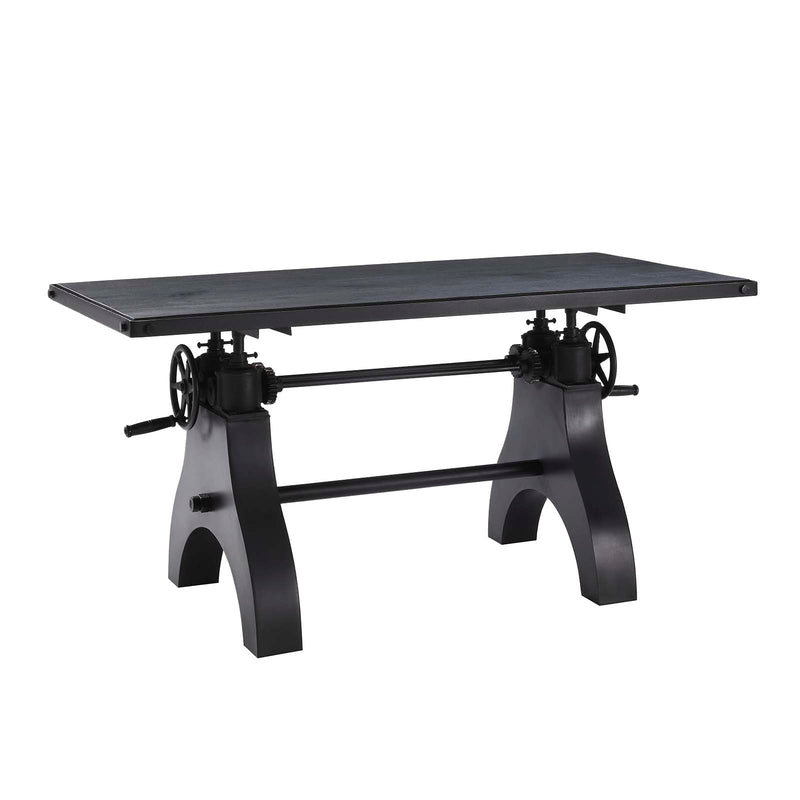 Genuine 60" Crank Adjustable Height Dining Table and Computer Desk By Modway - EEI-6148 | Dining Tables | Modishstore - 2