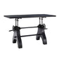 Genuine 60" Crank Adjustable Height Dining Table and Computer Desk By Modway - EEI-6148 | Dining Tables | Modishstore - 5
