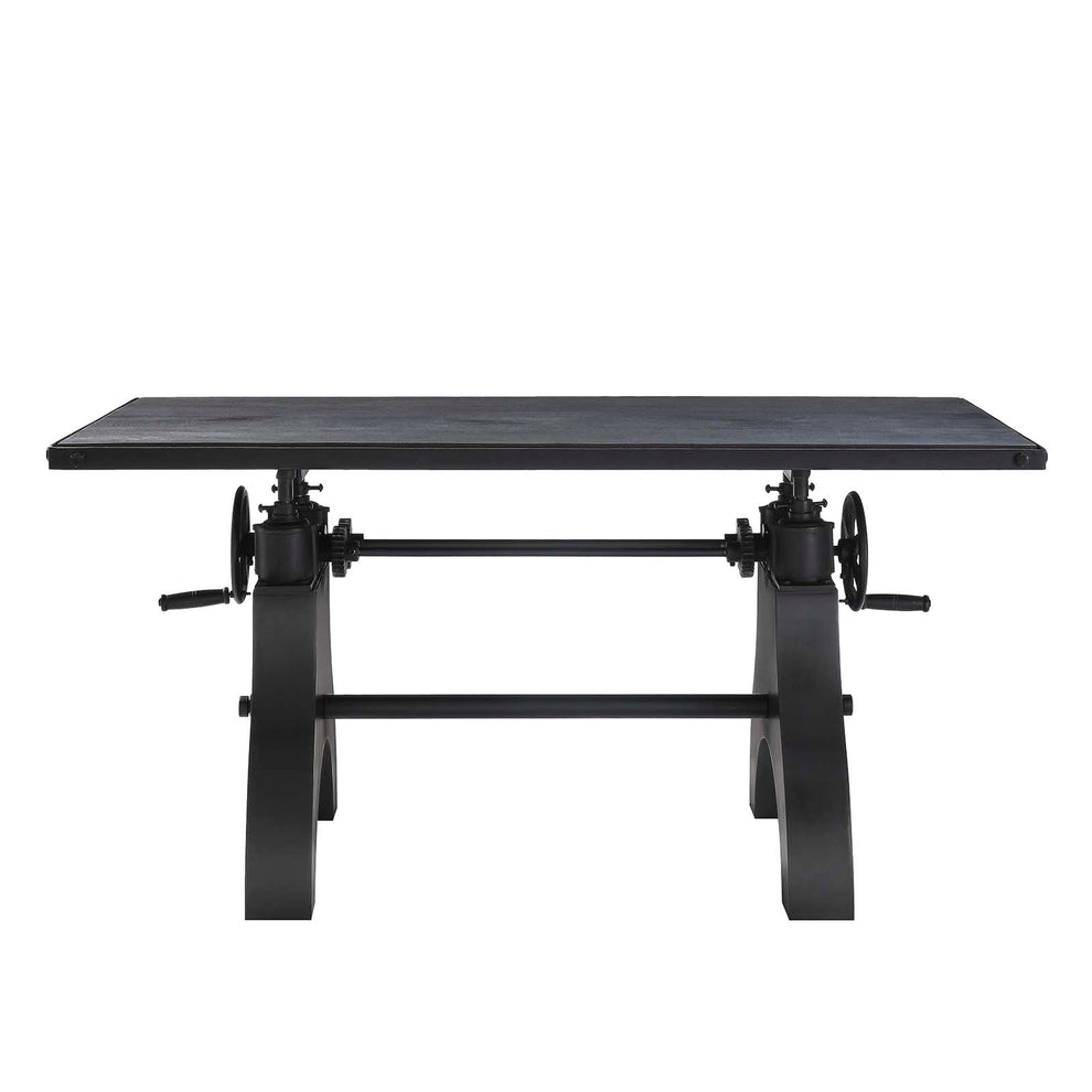 Genuine 60" Crank Adjustable Height Dining Table and Computer Desk By Modway - EEI-6148 | Dining Tables | Modishstore - 8