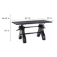 Genuine 60" Crank Adjustable Height Dining Table and Computer Desk By Modway - EEI-6148 | Dining Tables | Modway - 10