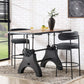 Genuine 60" Crank Adjustable Height Dining Table and Computer Desk By Modway - EEI-6148 | Dining Tables | Modishstore - 14