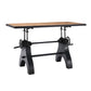 Genuine 60" Crank Adjustable Height Dining Table and Computer Desk By Modway - EEI-6148 | Dining Tables | Modishstore - 16