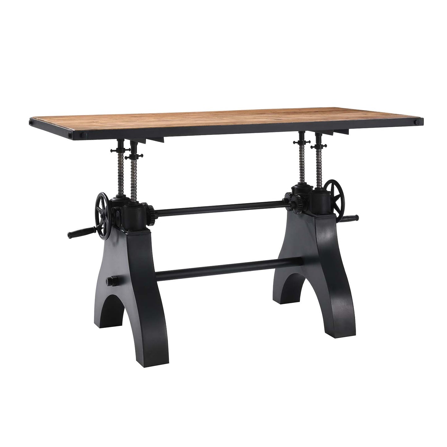 Genuine 60" Crank Adjustable Height Dining Table and Computer Desk By Modway - EEI-6148 | Dining Tables | Modway - 16
