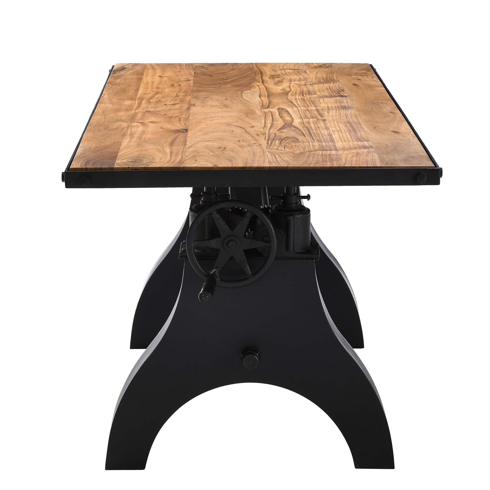 Genuine 60" Crank Adjustable Height Dining Table and Computer Desk By Modway - EEI-6148 | Dining Tables | Modishstore - 17