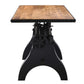 Genuine 60" Crank Adjustable Height Dining Table and Computer Desk By Modway - EEI-6148 | Dining Tables | Modishstore - 18