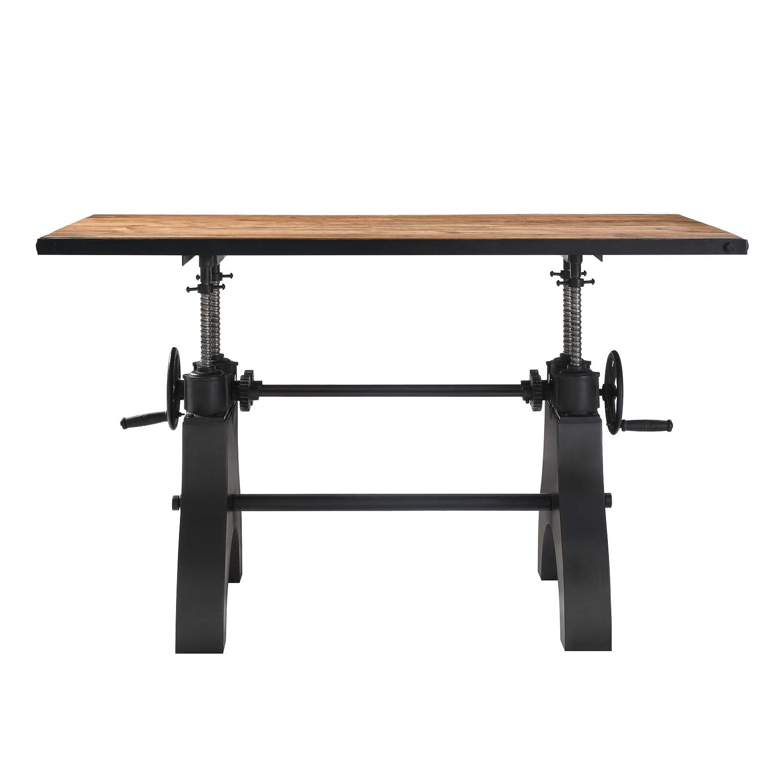 Genuine 60" Crank Adjustable Height Dining Table and Computer Desk By Modway - EEI-6148 | Dining Tables | Modishstore - 20