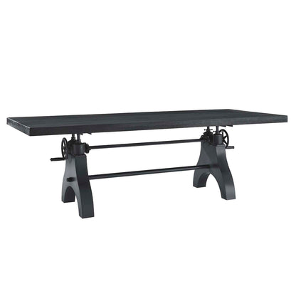 Genuine 96" Crank Adjustable Height Dining and Conference Table By Modway - EEI-6149 | Dining Tables | Modway - 2