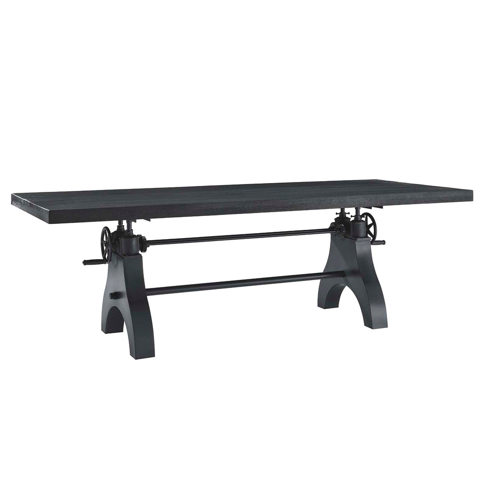 Genuine 96" Crank Adjustable Height Dining and Conference Table By Modway - EEI-6149 | Dining Tables | Modishstore - 2