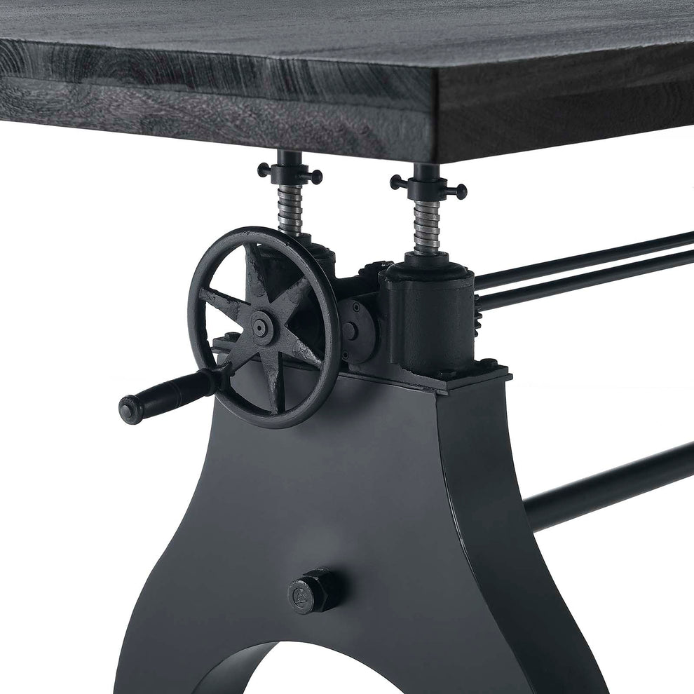 Genuine 96" Crank Adjustable Height Dining and Conference Table By Modway - EEI-6149 | Dining Tables | Modishstore - 12