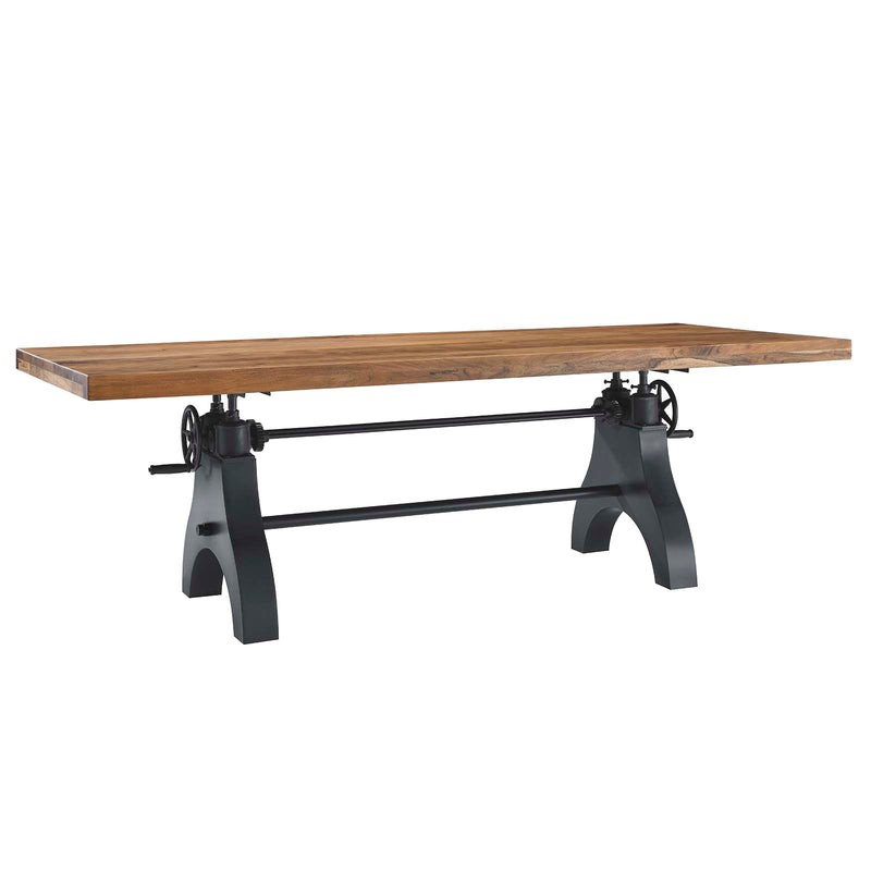 Genuine 96" Crank Adjustable Height Dining and Conference Table By Modway - EEI-6149 | Dining Tables | Modishstore - 14