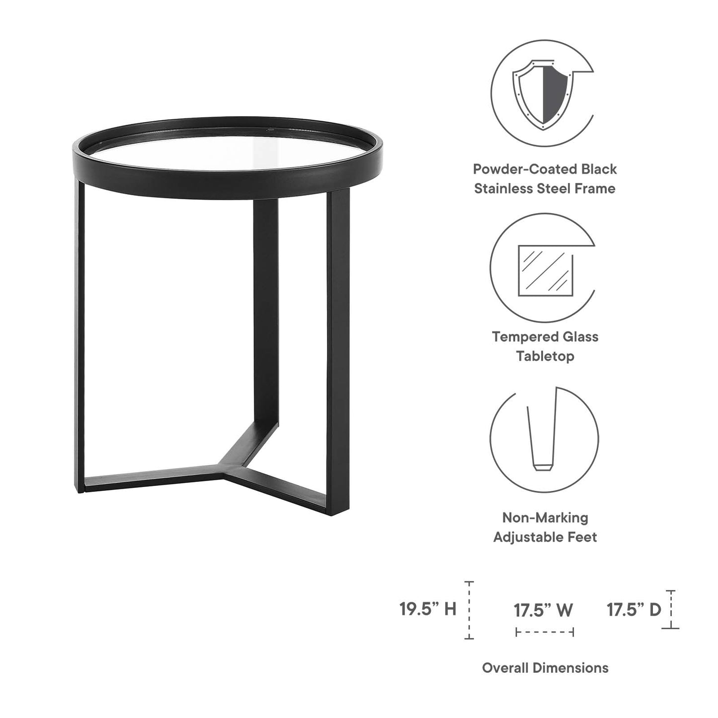 Relay Side Table By Modway - EEI-6152 | Side Tables | Modishstore - 8