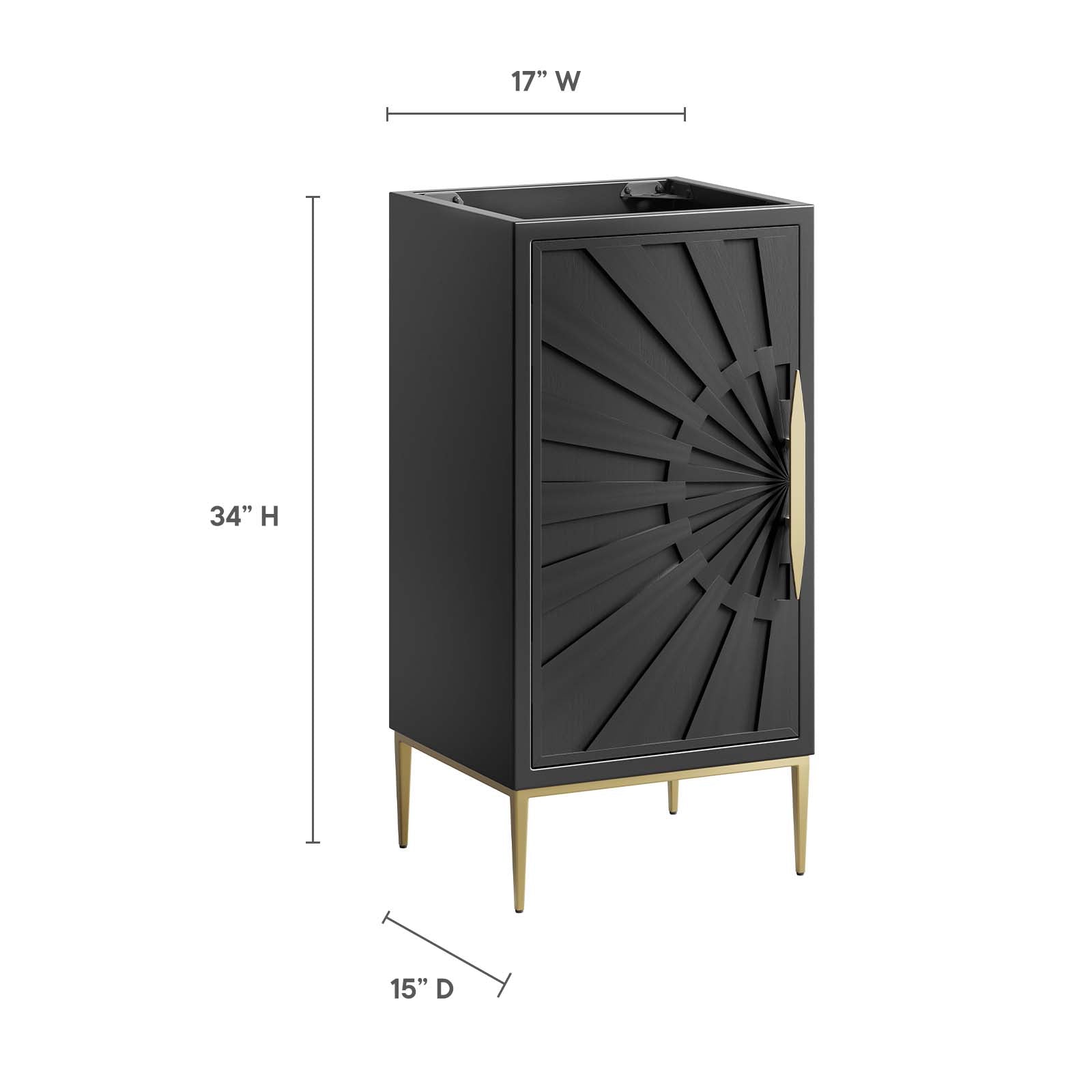 Awaken 18" Bathroom Vanity Cabinet By Modway - EEI-6159 | Bathroom Accessories | Modishstore - 8