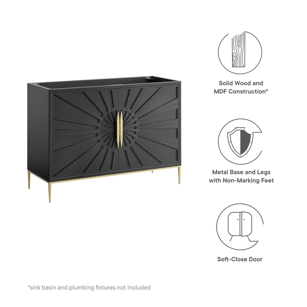 Awaken 48" Double or Single Sink Compatible (Not Included) Bathroom Vanity Cabinet By Modway - EEI-6163 | Bathroom Accessories | Modishstore - 7