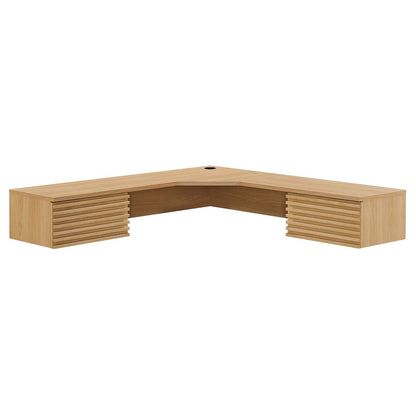 Render Wall Mount Corner Office Desk By Modway - EEI-6181 | Desks | Modishstore - 9